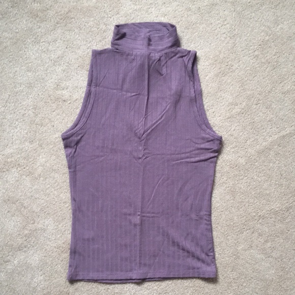 Purple Sleeveless choker shirt | Size small - Picture 3 of 3